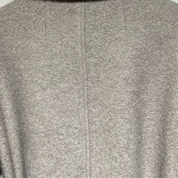 Anthropologie Joie Open front Belted Wool Blend Oatmeal Coat Sz S - Picture 3 of 10